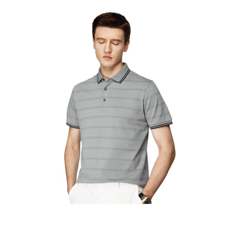 FIRS Polo Shirts Men Gray-1