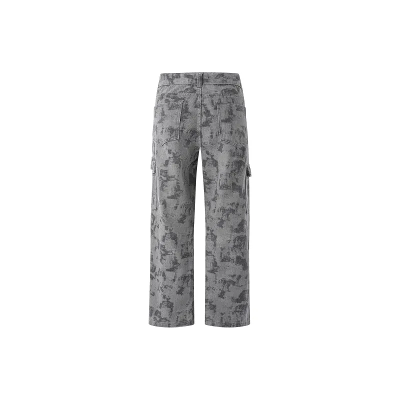 NEVER RULE Casual Pants Unisex Blue-11