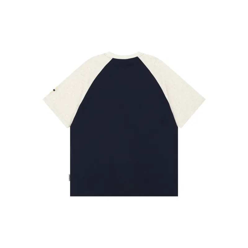 YINLEI T Shirt Unisex Navy Blue-1