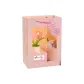 Tulip Knitted Fabric Pink Floral (Humidifier+Box+Window Shopping Bag)