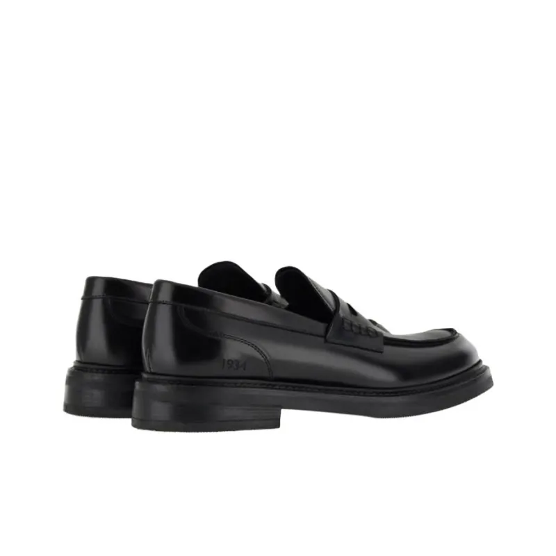 Canali Loafers Men Black-2