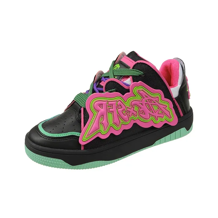 PLAY COBBLER Coverage Anti-Slip And Wear-Resistant Low-Top Skateboard Shoes Unisex-3