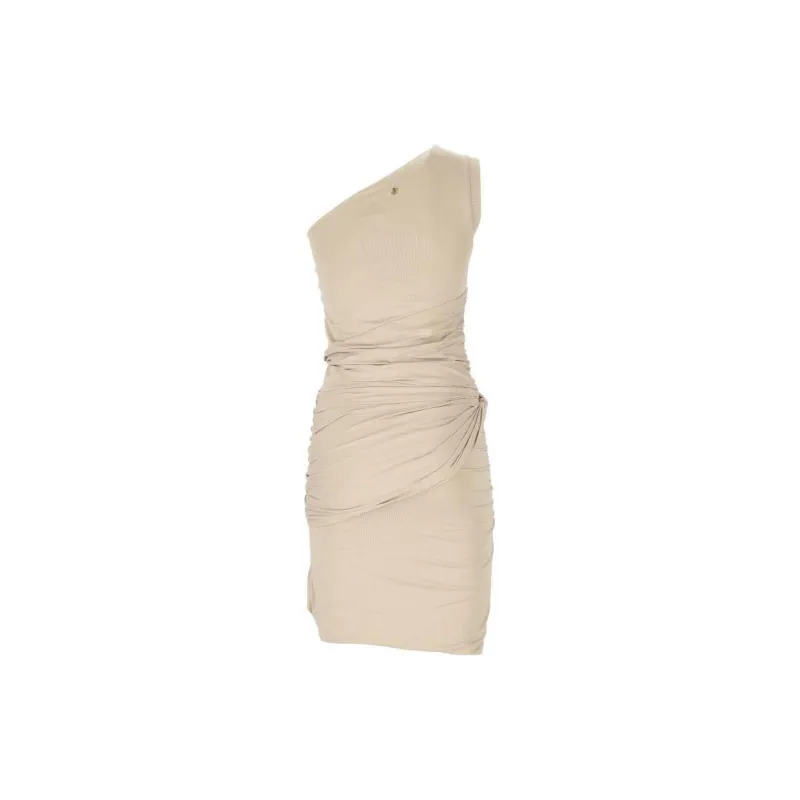 Patou One shoulder Organic Cotton Dress-1