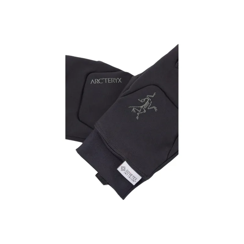 Arcteryx Leather Knit Gloves Men's Black-3