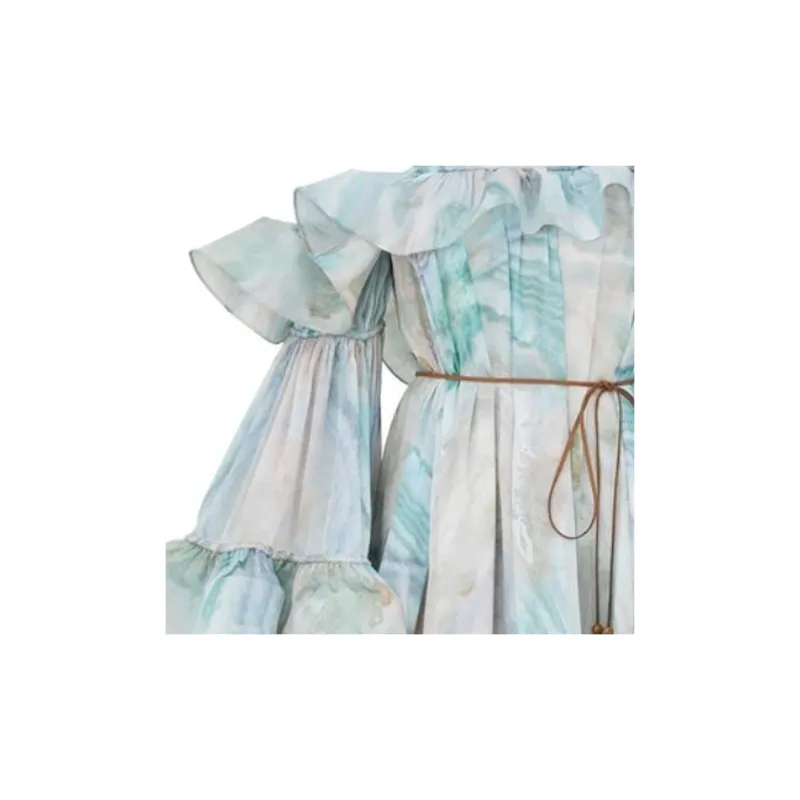 Zimmermann Illuminate Flounce Mini Dress-2