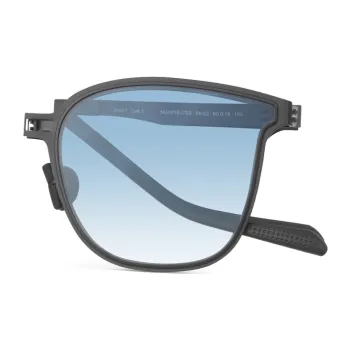 MUJOSH Metal Square Versatile Stylish Sunglasses Unisex Black