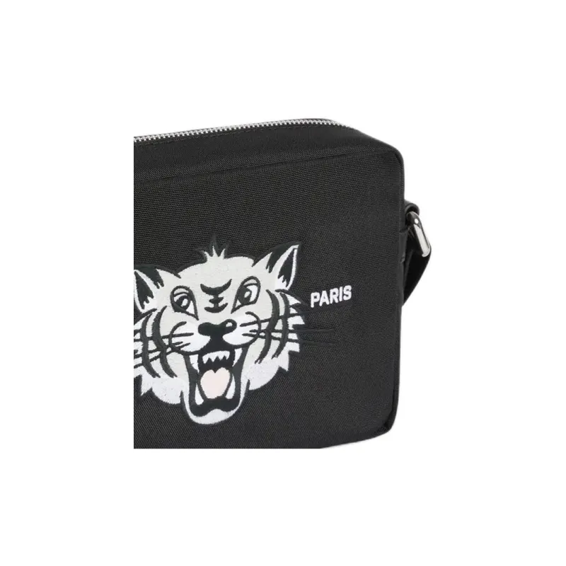 KENZO Polyester Shoulder Bag Men's Black-3