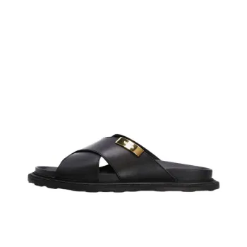 MOSCHINO Slide Slippers Men's Black