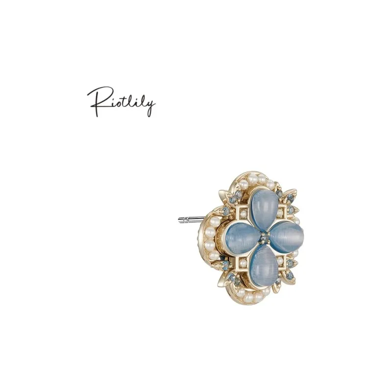 RiotLILY Cubic Zirconia Stud Earrings Unisex-2
