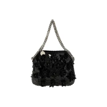 Stella McCartney Flower Detailed Chained Tote Bag
