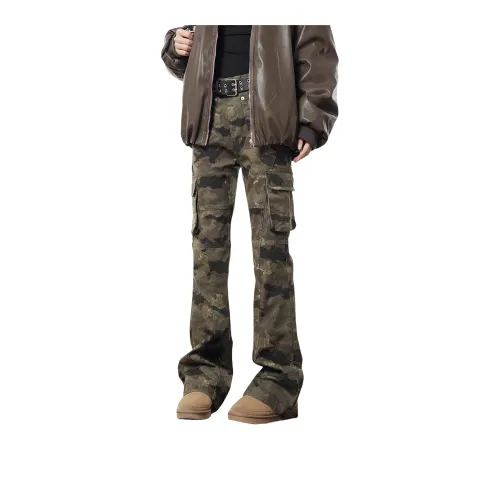 PAINT STAIN Jeans Unisex Camouflage