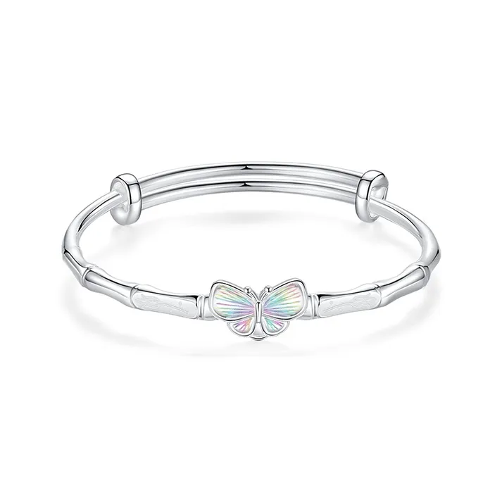 TRUE ME 999 Fine Silver Bangles Women's-0