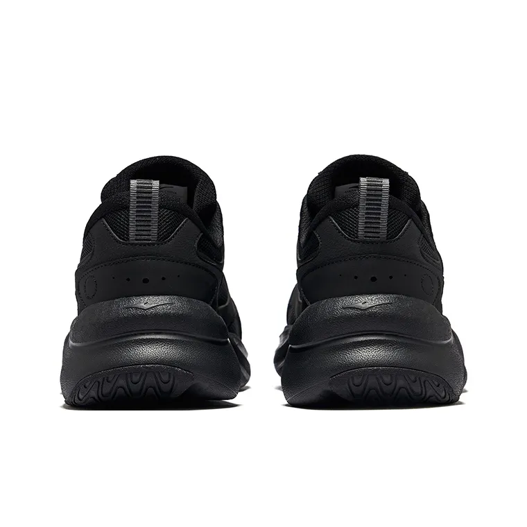 Erke Waterproof And Breathable Rebound Low-Top Casual Shoes Men's Jet Black-3