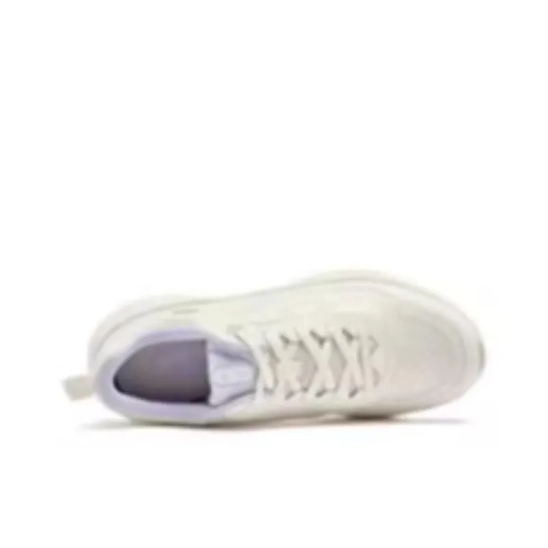 QIAODAN Suitable Cushioning Rebound Low-Top Training Running Shoes Women's White Purple-3