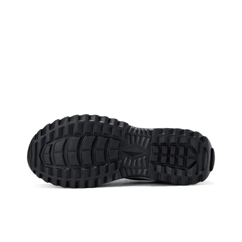 Binary Shock Absorbing, Non Slip, Wear Resistant, Breathable And Lightweight Low Top Casual Shoes Men's Dark Gray-3