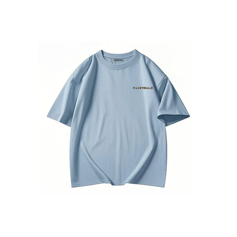 FAIRWHALE Drop Shoulder Sleeve T Shirt Unisex-17