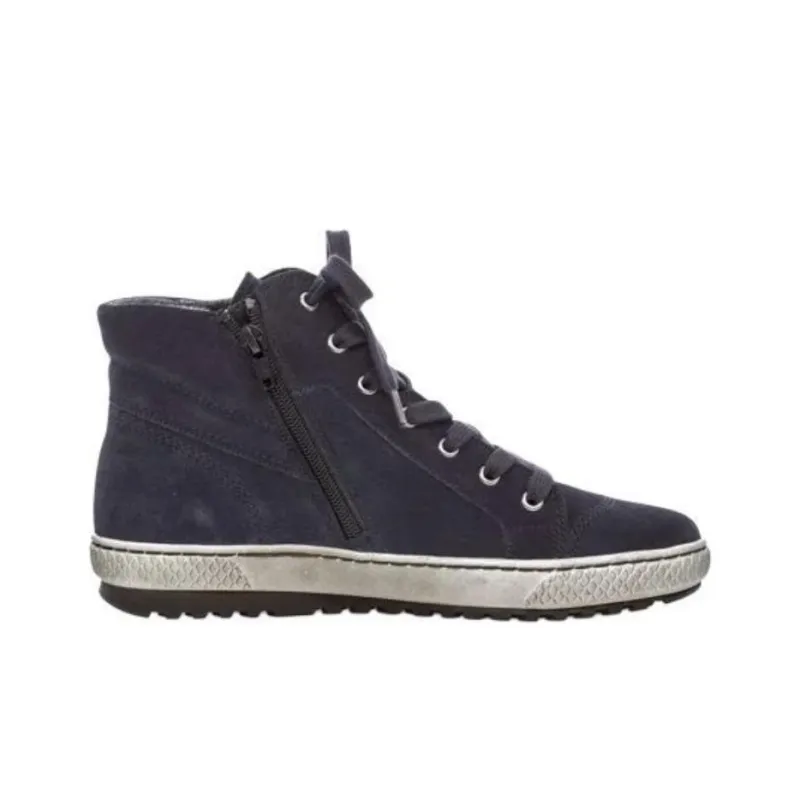 Gabor Fashion High-Top Casual Shoes Women's Blue-1