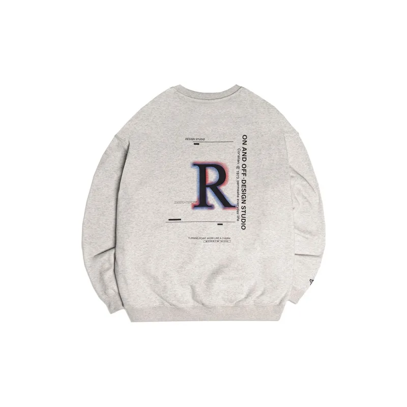 CORALIAN RUNOFF Sweatshirt Unisex Gray-1