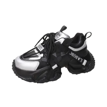 PLAY COBBLER Anti Slip And Wear Resistant Height Increasing Low Top Chunky Sneakers Unisex