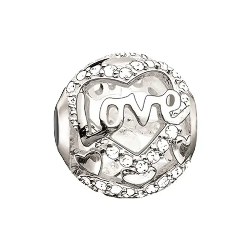 Thomas Sabo 925 Silver Agate Cubic Zircon Pendants Women's Silver