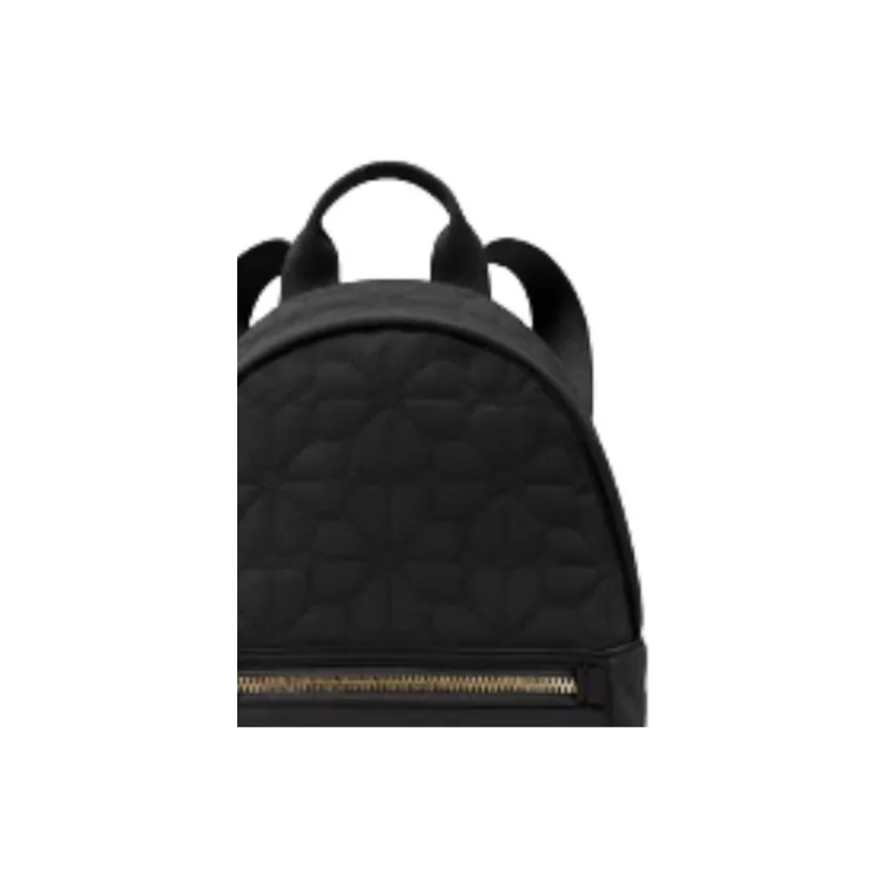 Kate Spade Spade Flower Fabric Backpack Mini Women's Black-2