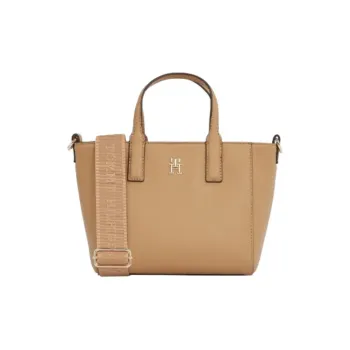 Tommy Hilfiger Polyester One Shoulder Handbags Women's Beige