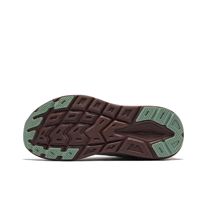 Erke Anti-Slip And Wear-Resistant Rebound Low-Top Trail Running Running Shoes Women's Jade Green Microcrystal White-4