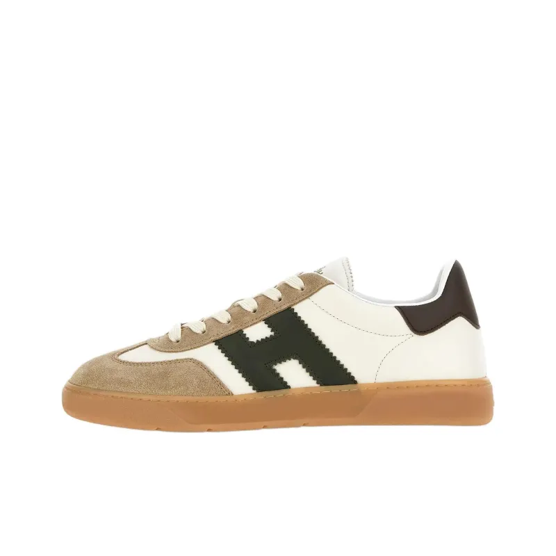 HOGAN Cool Round Toe Lace Up Sneakers-0