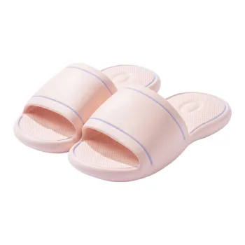 ECAC Squashy And Bouncy Feeling Slippers Summer Indoor Home Bathroom Bathing Slip Resistant Platform Eva