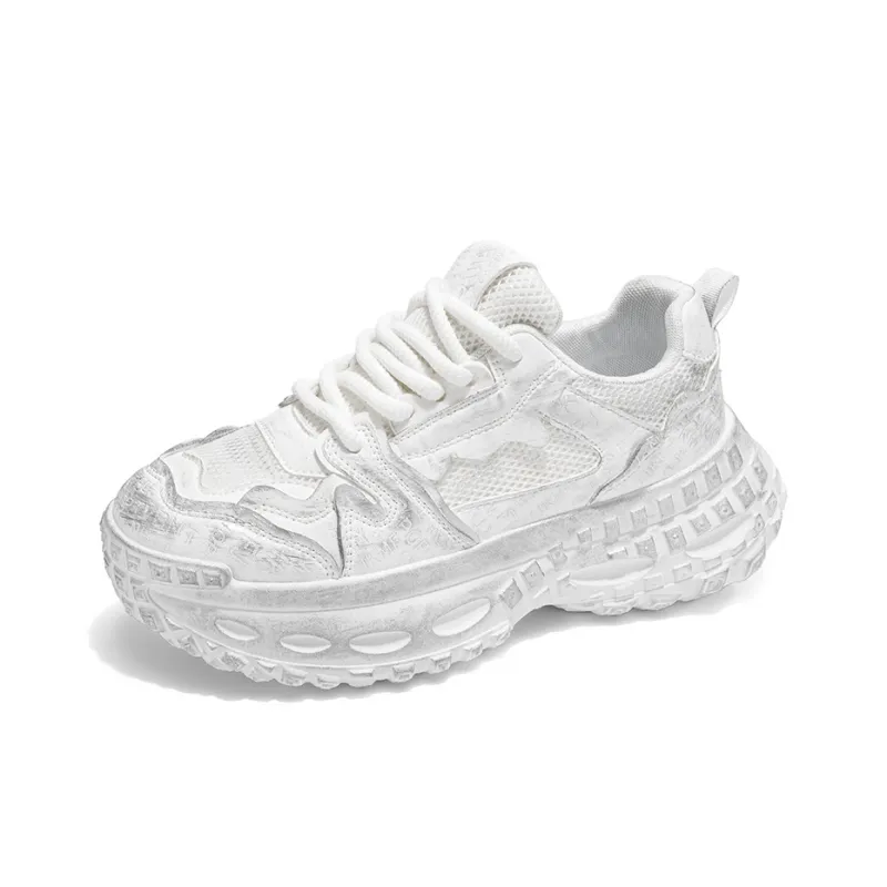 OUGLEMEN Low-Top Chunky Sneakers Men's Box Included-7