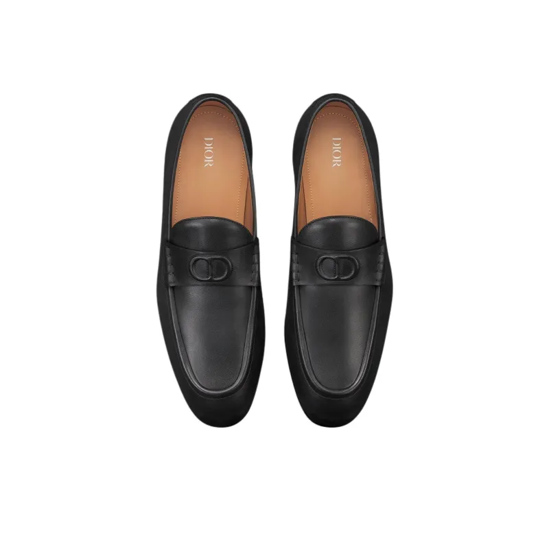 DIOR Timeless Fle Loafers Men's Black-3