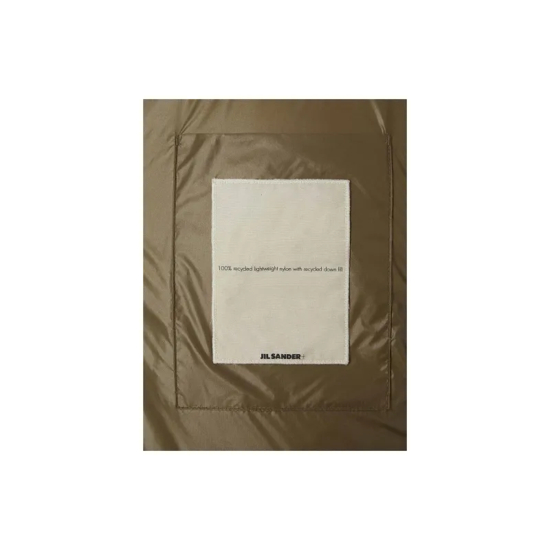 JIL SANDER + Zip Up Quilted Jacket-5