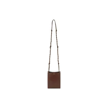 JIL SANDER Tangle Small Logo Embossed Crossbody Bag