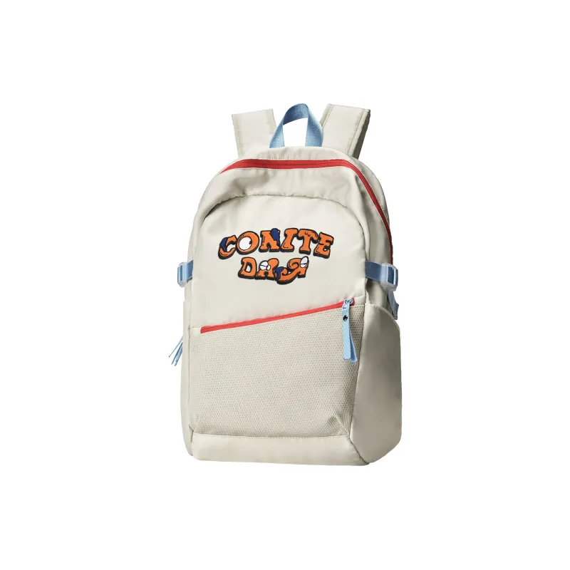 DRACONITE Polyester Student Backpack Regular Unisex Khaki-6