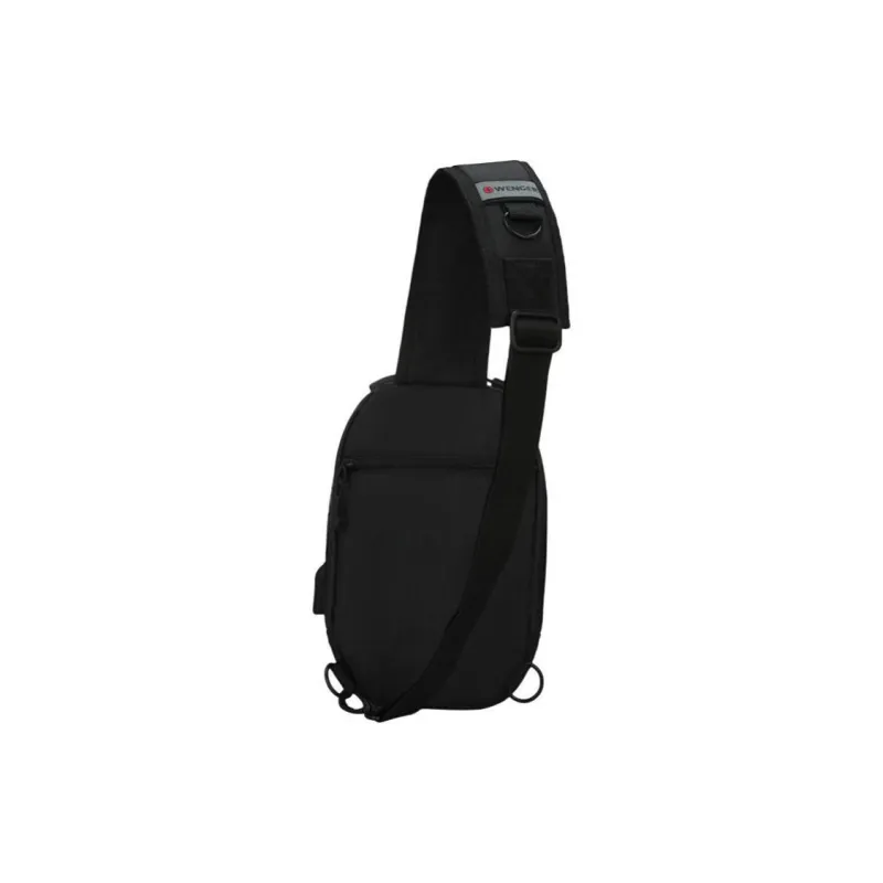 Wenger Fabric Crossbody Bags Sling Bags Small Size Unisex Black-1