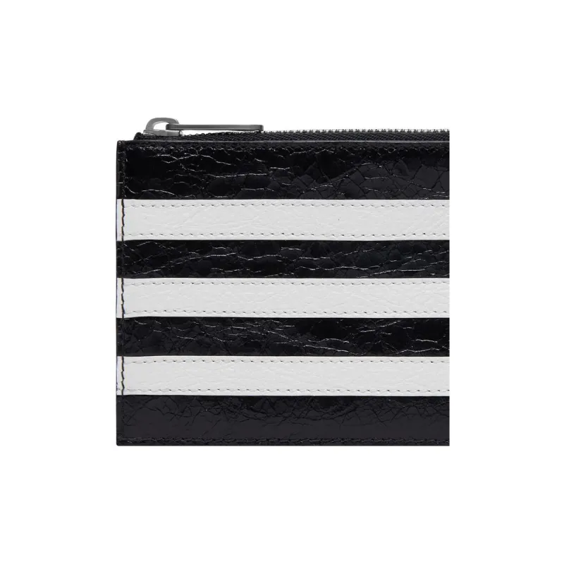 Balenciaga X Adidas Long Coin And Card Holder Black-2