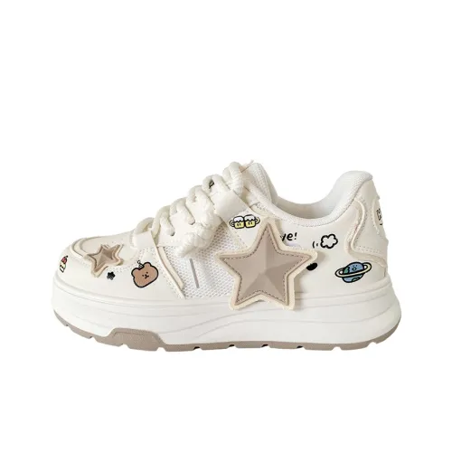 RUN MANNER Abrasion Resistant Lightweight Height Increasing Low Top Skateboard Shoes Women
s