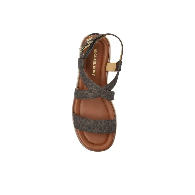 MICHAEL KORS Strap Sandals Women's Brown-3