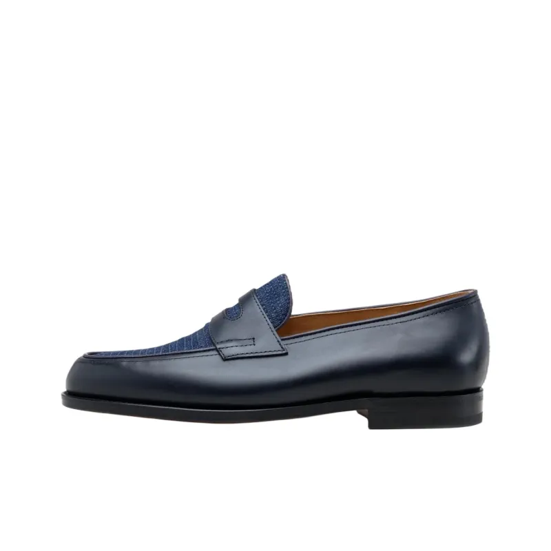 JOHN LOBB Loafers Women's Blue-0