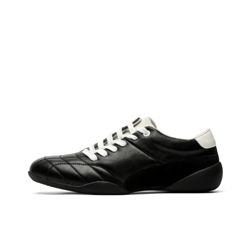 WEISHIBANGWEI Low Top Casual Shoes Unisex Black-0