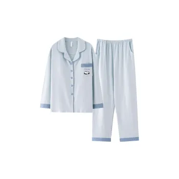 Pretty Lady Pajama Set Women's Light Blue