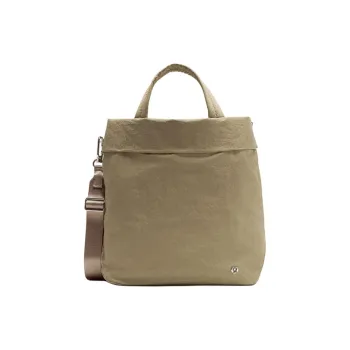 Lululemon Recycled Nylon Shoulder Bag Crossbody Bag Handbag Medium Size Women's Deer Umber