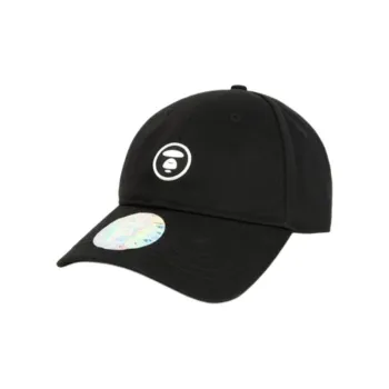 Aape Cotton Baseball Caps Unisex ** Black White