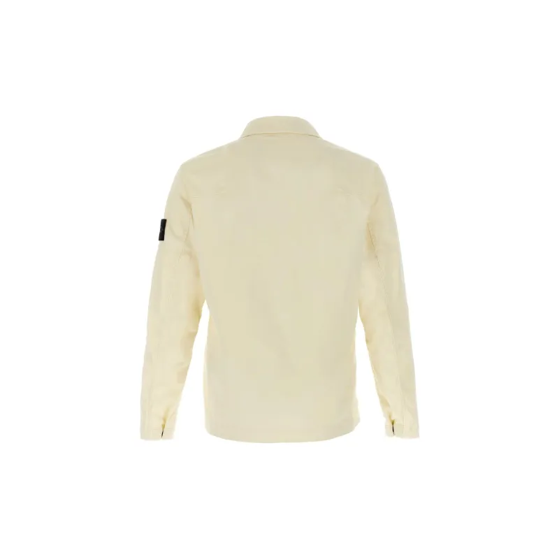 STONE ISLAND Compass Patch Zipped Overshirt-1