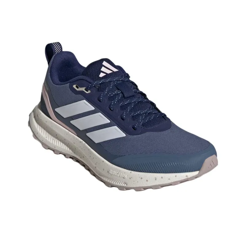 Adidas RUNFALCON 5 Anti Slip Wear Resistant Low Top Casual Running Shoes Women's Dark Blue-2
