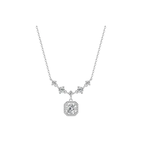 MONI JEWELLERY S925 Silver Advanced Pendant Versatile Collarbone Chain Design Collarbone Chain Necklace Women's