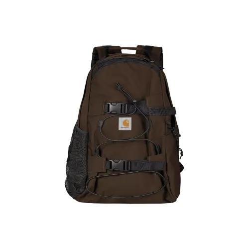 Carhartt WIP Kickflip Polyester With Polyurethane Backpack Unisex Dark Coffee