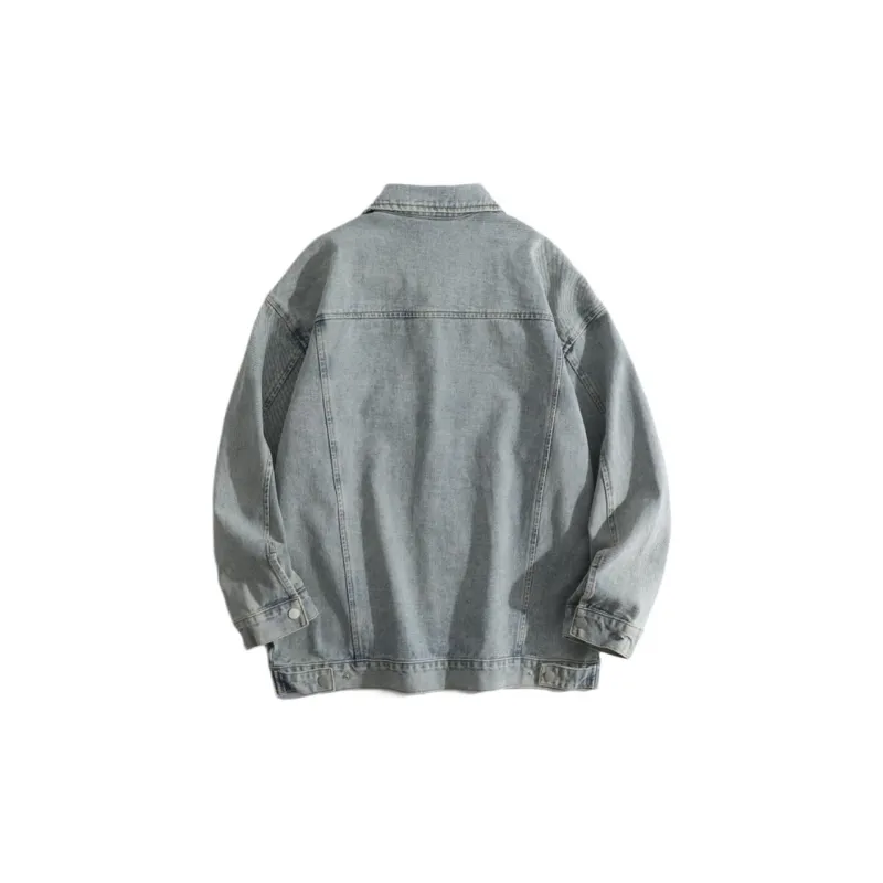 TESTUNG Denim Jacket Unisex Blue-13