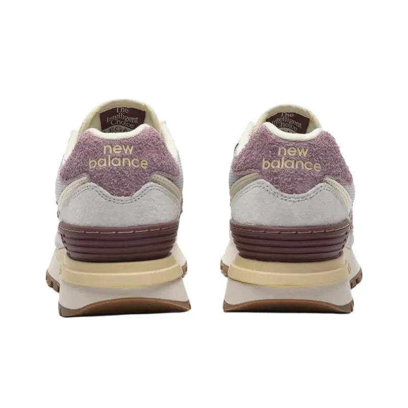 New Balance NB 574 Cushioned Slip-Resistant Lightweight Low-Top Running Shoes Unisex Gray White-4