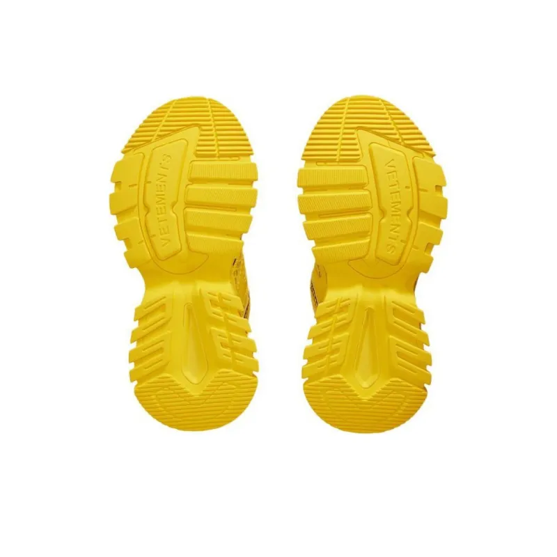Vetements V2000 Low-Top Chunky Sneakers Unisex Yellow-4